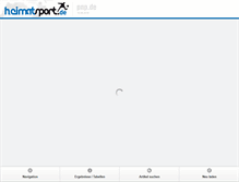 Tablet Screenshot of heimatsport.de